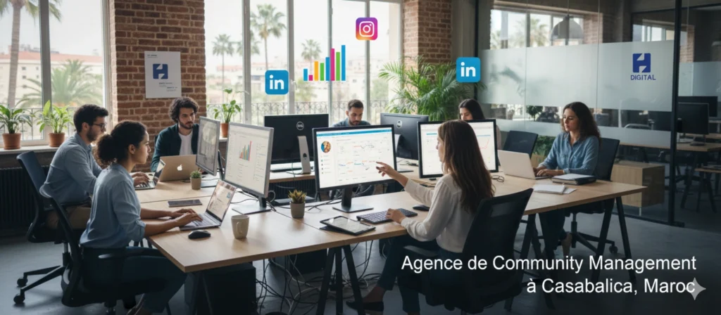 agence de Community Management à Casablanca, Maroc