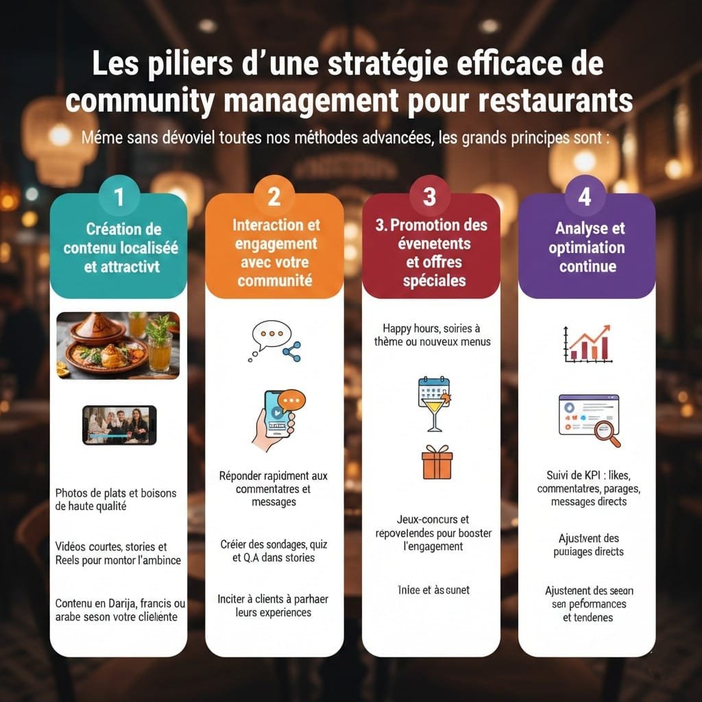 Les piliers d’une stratégie efficace de community management pour restaurants