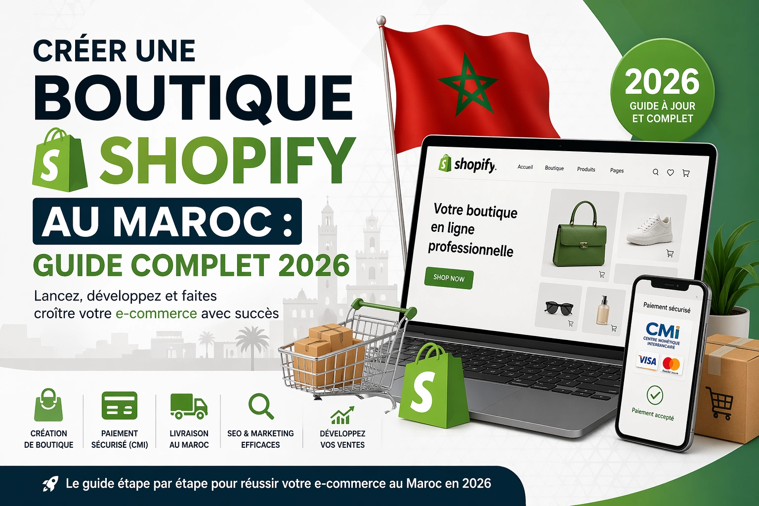Creer une boutique Shopify au Maroc