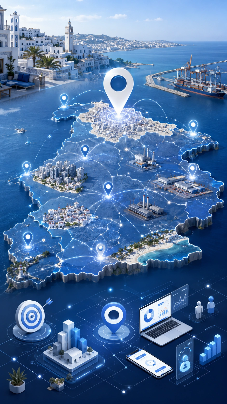 Zones d’intervention de Hooked Digital à Tanger et dans la région Tanger-Tétouan-Al Hoceïma